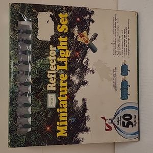 Vintage Sears Reflector Miniature Light Set